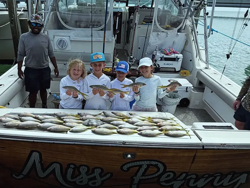 Half day Islamorada reef fishing charter for families - Miss Penny Charters
